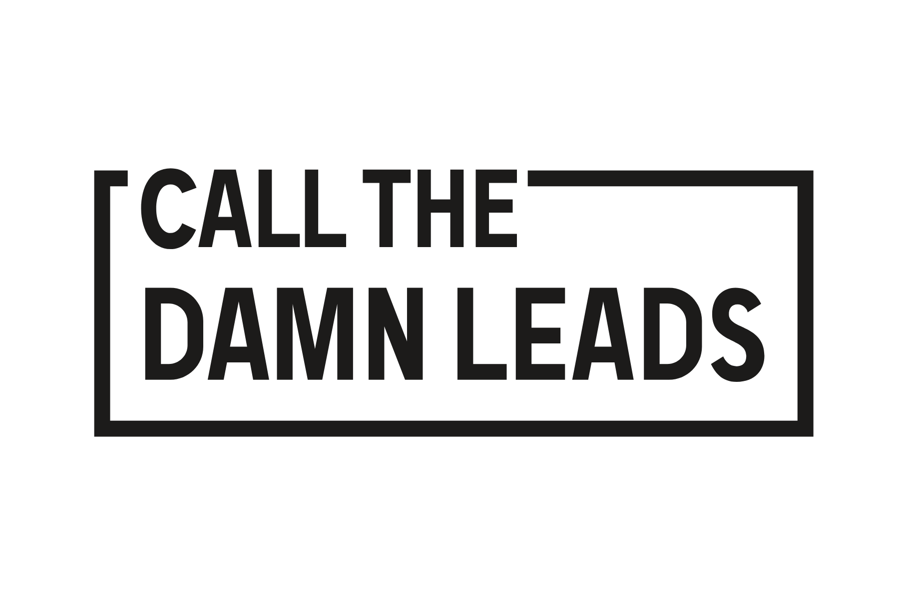 Call the Damn Leads logo