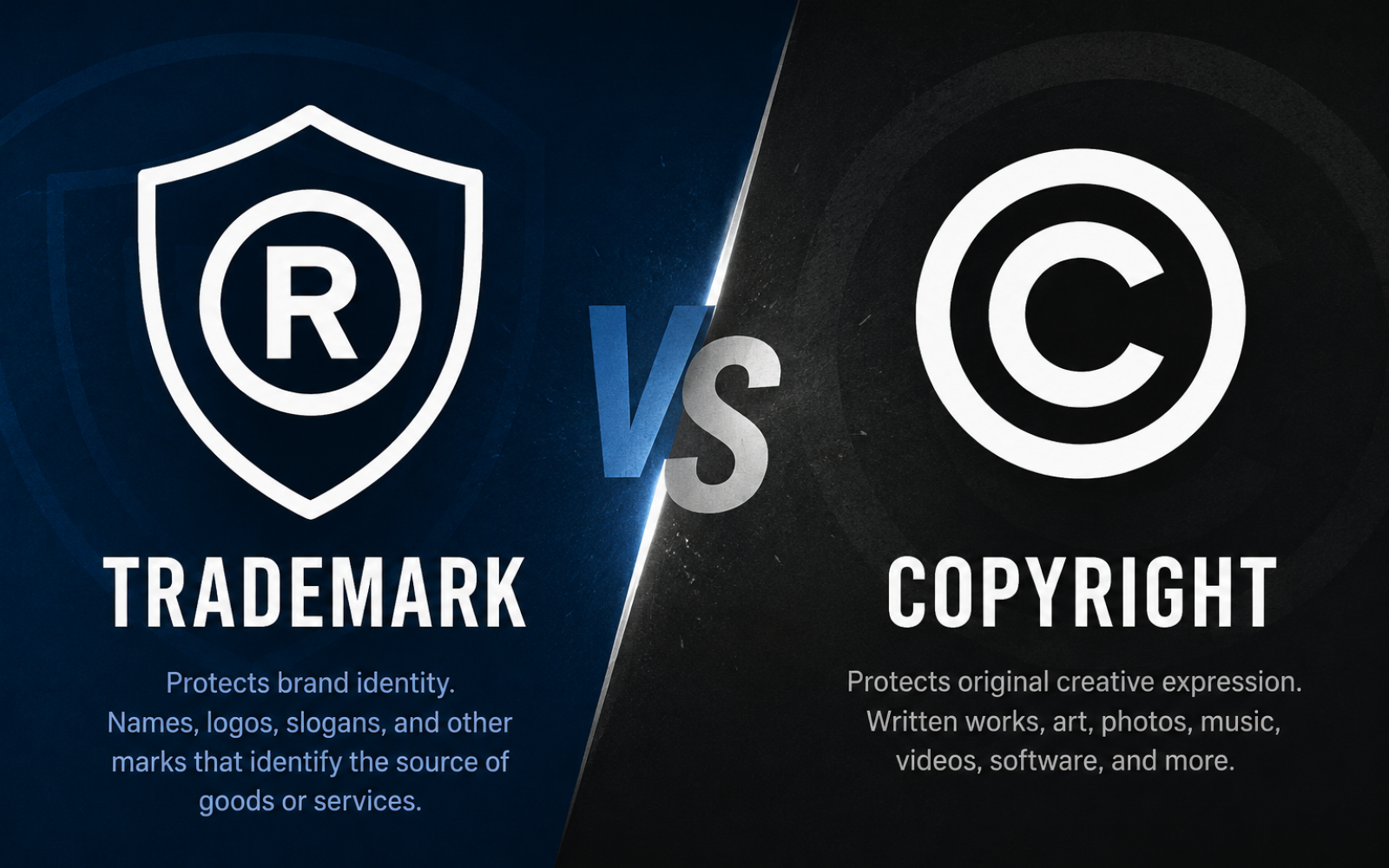 Trademark vs Copyright: What's the Difference?